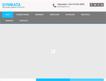 Tablet Screenshot of gymkata.cl